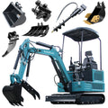 DigMaster 1.8 Ton Mini Excavator Kubota Diesel Engine 2800LBS Dig Force for Home Garden Digging Trenches Landscaping & Construction EPA Certified