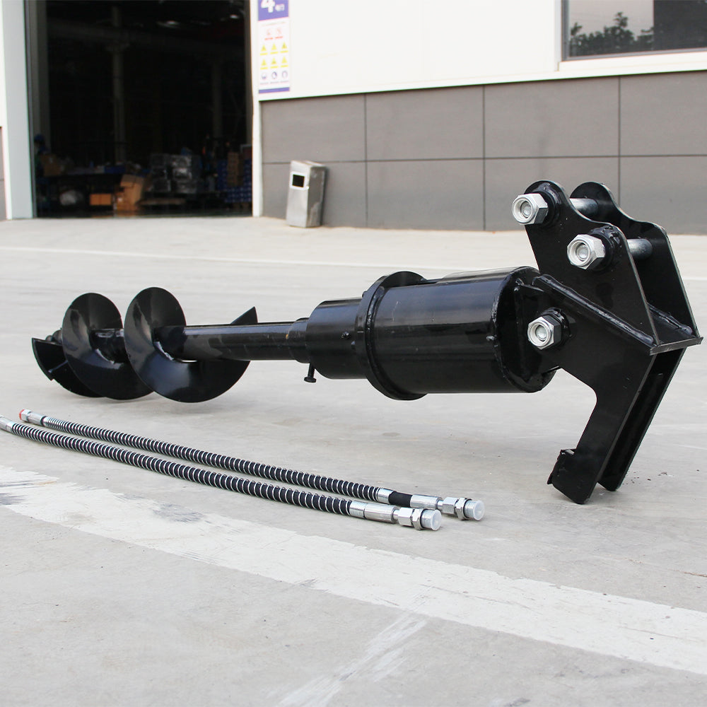 200mm diameter hydraulic auger for 0.8-1.5ton mini excavator attachment