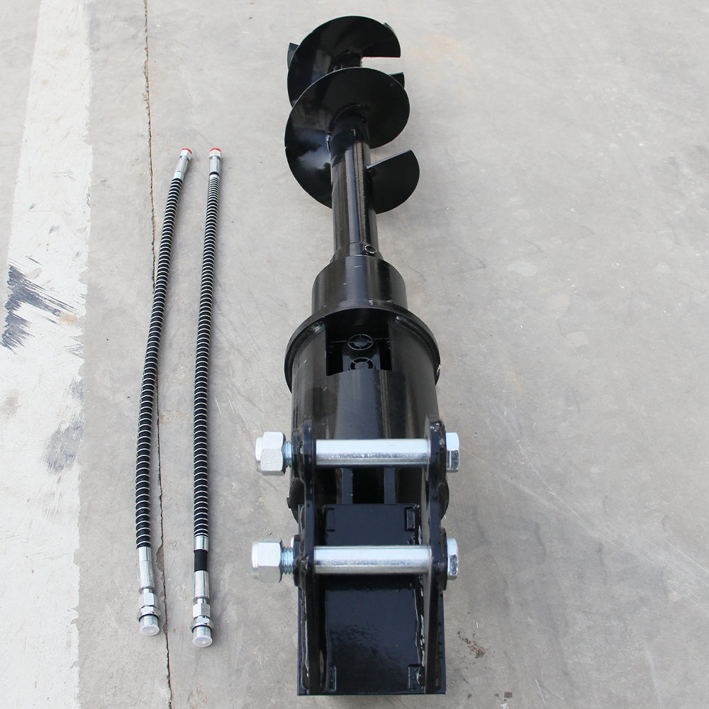 200mm diameter hydraulic auger for 0.8-1.5ton mini excavator attachment