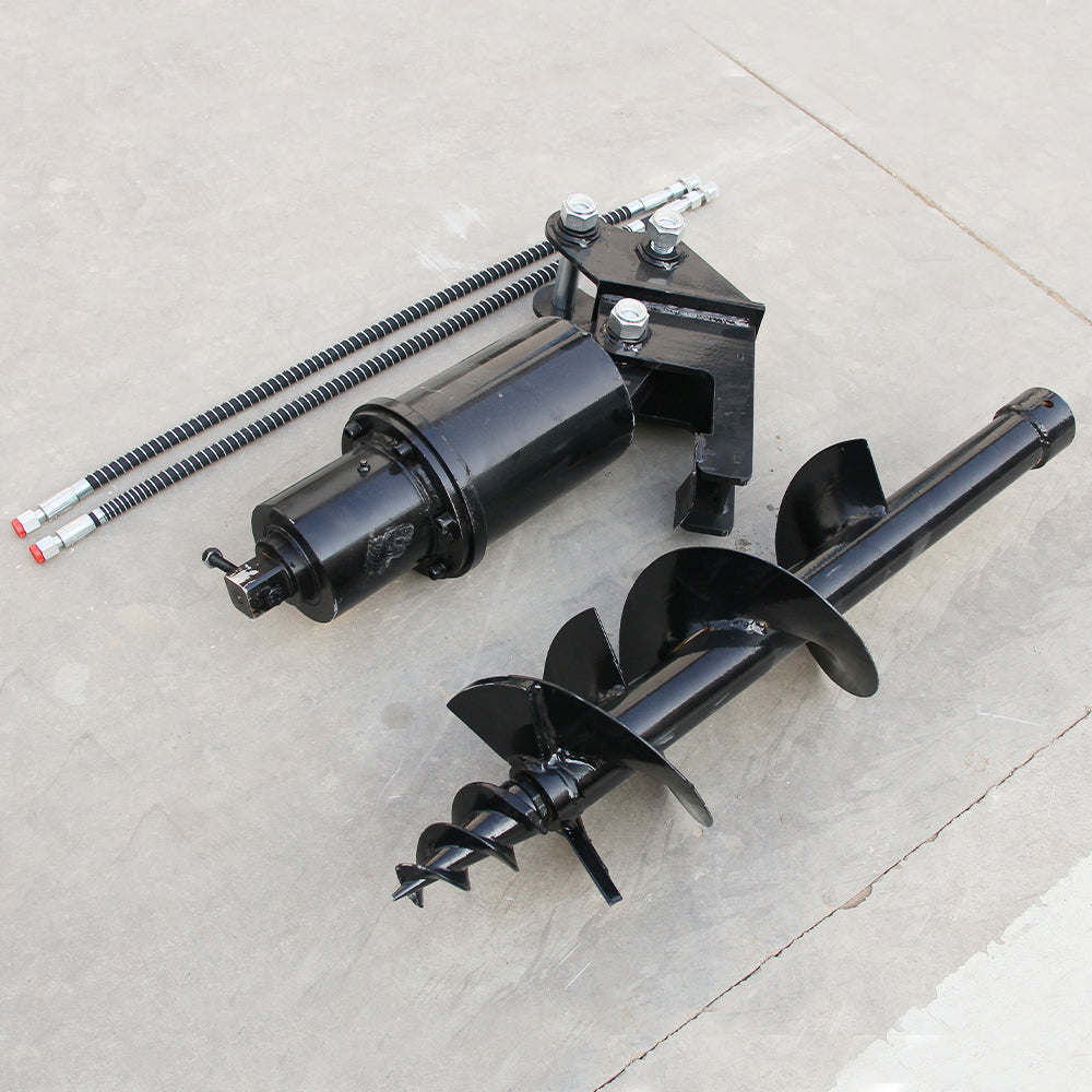 200mm diameter hydraulic auger for 0.8-1.5ton mini excavator attachment