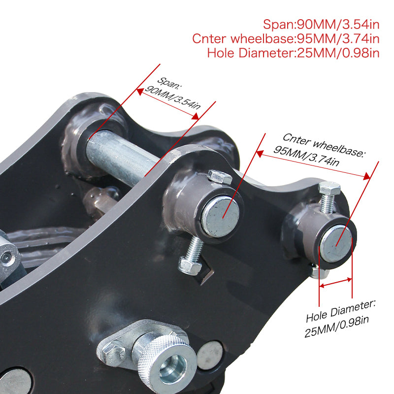 Small excavator quick connector can quickly replace accessories and is suitable