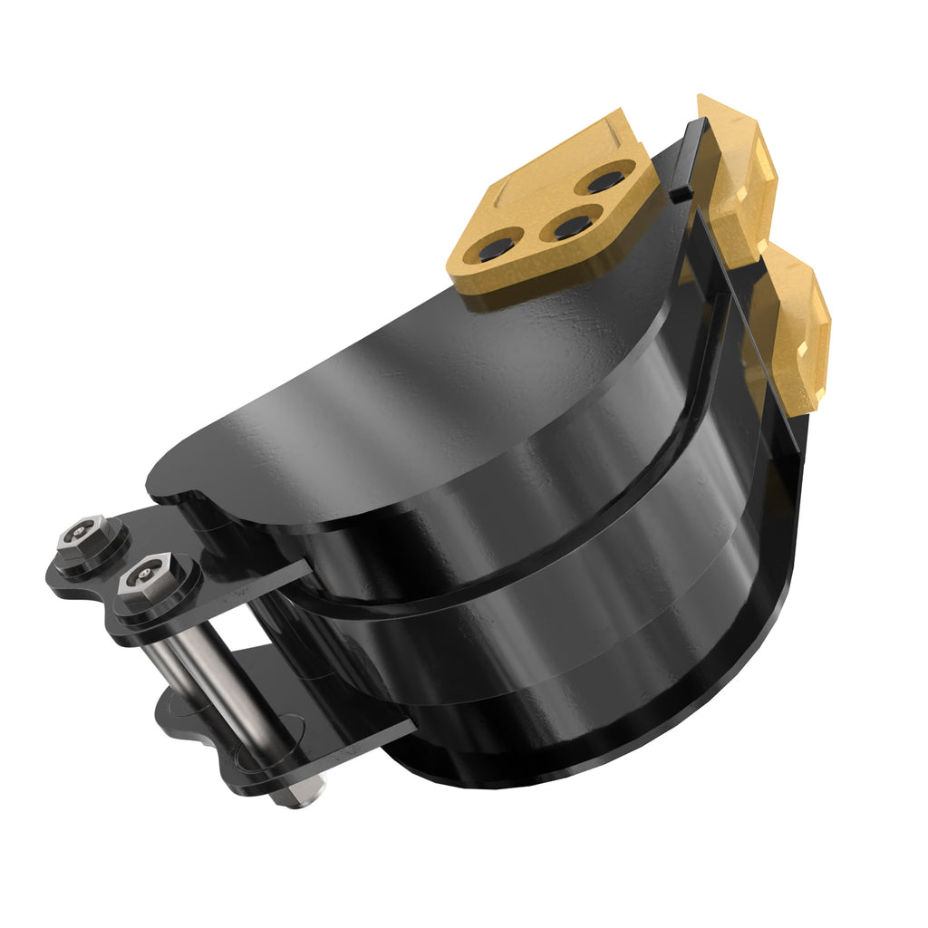 2025 New 200mm Narrow Trenching Tooth Bucket Attachment For Mini Excavators