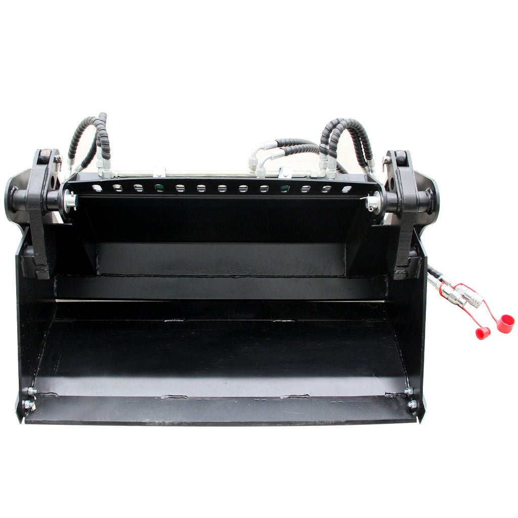 4-in-1 Multi-purpose Bucket 40 Inch for Skid Steer Loader Attachments Heavy