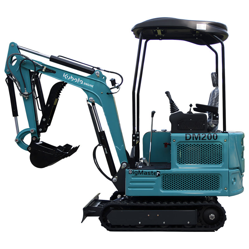 4000 lb Mini Excavator – KubotaDiesel Power, Full Hydraulic Control, Strong Traction Tracks, Perfect for Heavy-Duty Garden & Yard Work