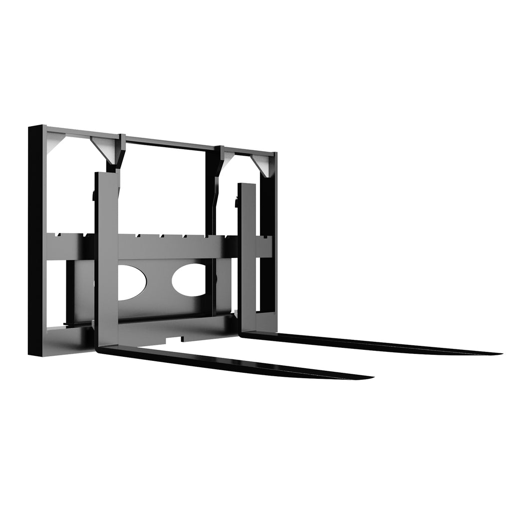 40 Pallet Fork Carriage with 37 Fork Blades for Mini Skid Steer Loader Fork At