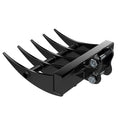400mm rake attachment for 1-1.5 ton mini excavators, 5 teeth with link pin