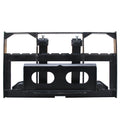 Multifunctional dual-purpose fork for skid steer loader