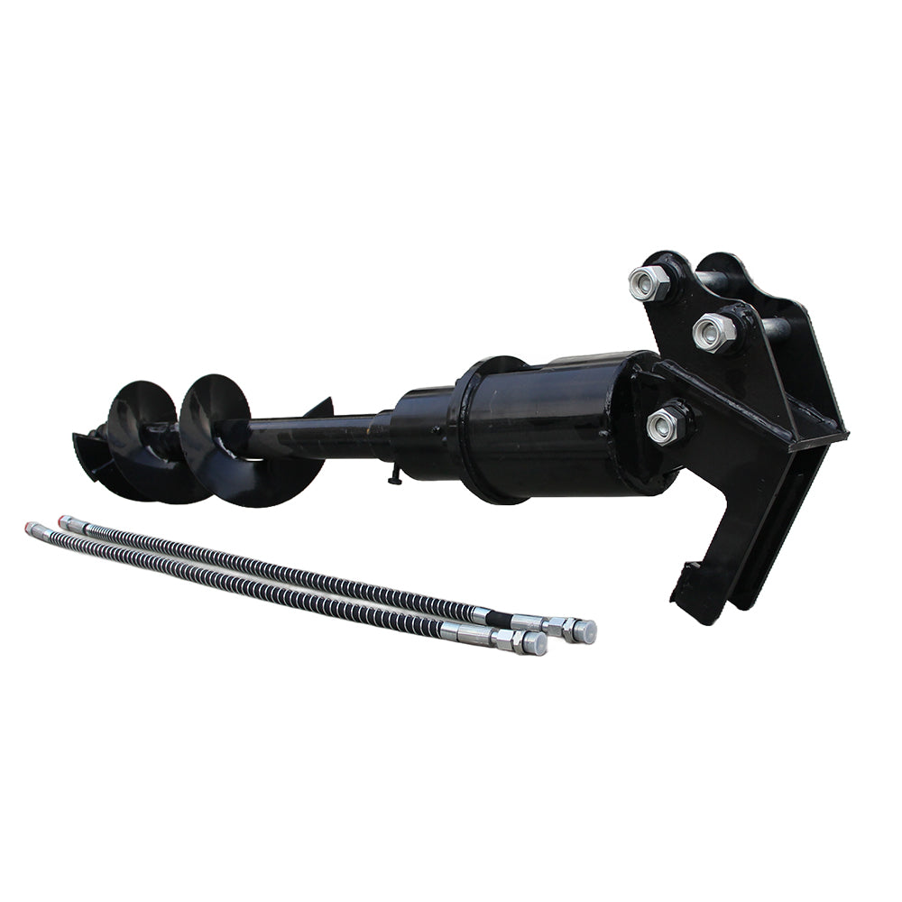 200mm diameter hydraulic auger for 0.8-1.5ton mini excavator attachment