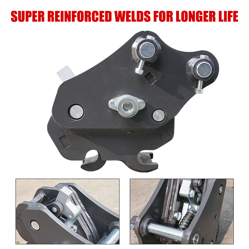 Small excavator quick connector can quickly replace accessories and is suitable