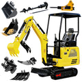 DigMaster 1.8 Ton Mini Excavator Kubota 3-Cylinder Diesel Engine Equipped with Pilot System System Track Extension Side Swing Arm EPA Certification