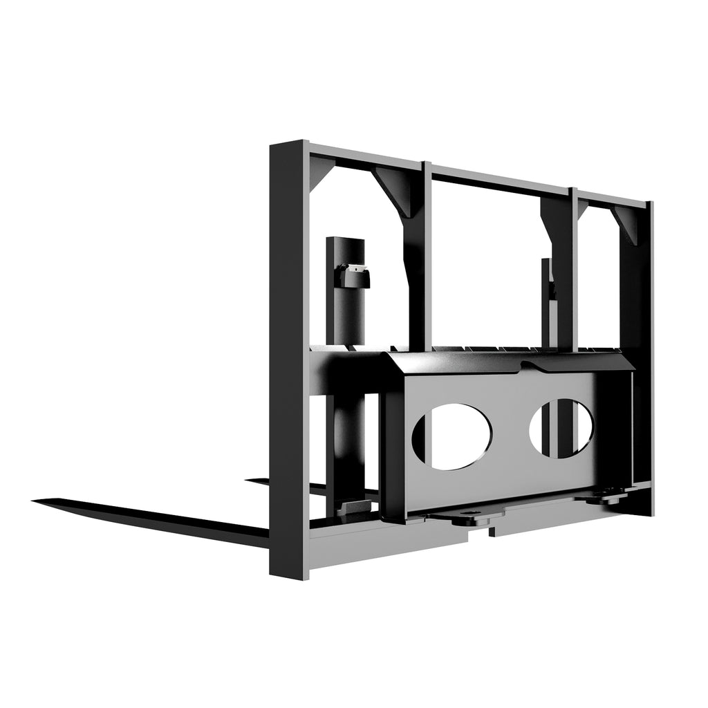 40 Pallet Fork Carriage with 37 Fork Blades for Mini Skid Steer Loader Fork At