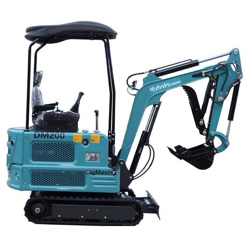 4000 lb Mini Excavator – KubotaDiesel Power, Full Hydraulic Control, Strong Traction Tracks, Perfect for Heavy-Duty Garden & Yard Work