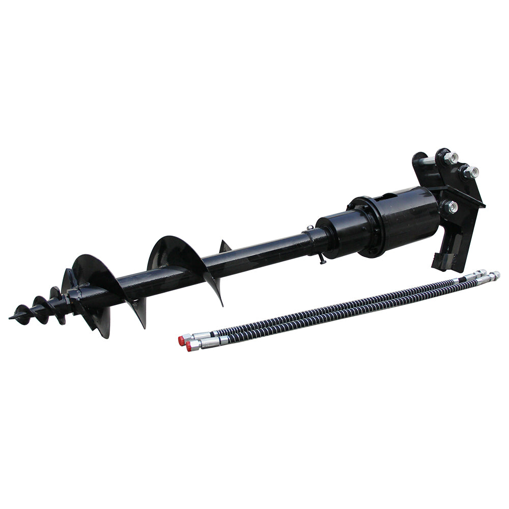 200mm diameter hydraulic auger for 0.8-1.5ton mini excavator attachment