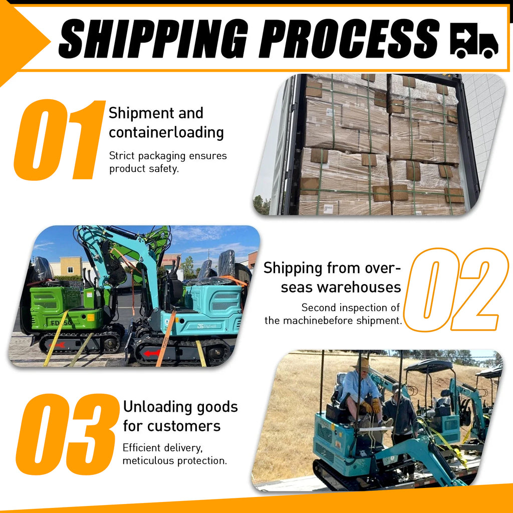 DigMaster 1.8 Ton Mini Excavator Kubota 3-Cylinder Diesel Engine Equipped with Pilot System System Track Extension Side Swing Arm EPA Certification