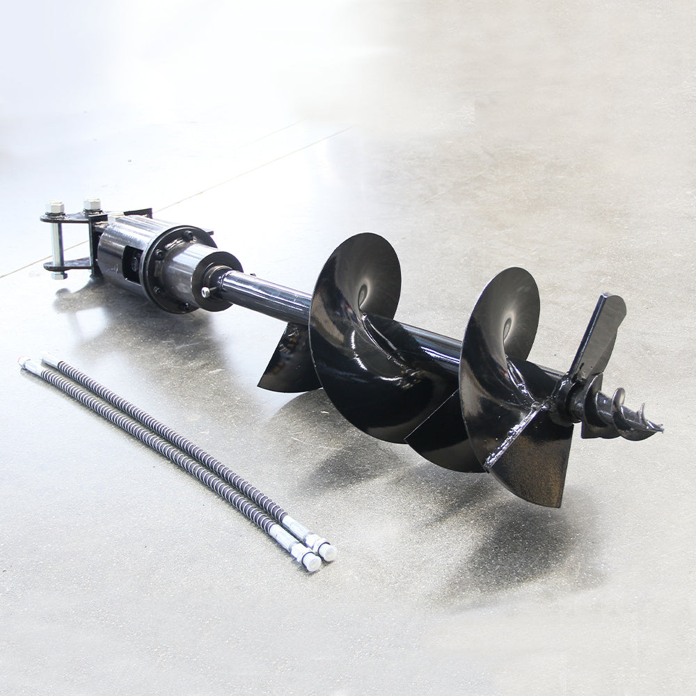 300mm diameter hydraulic auger for 0.8-1.5ton mini excavator attachment