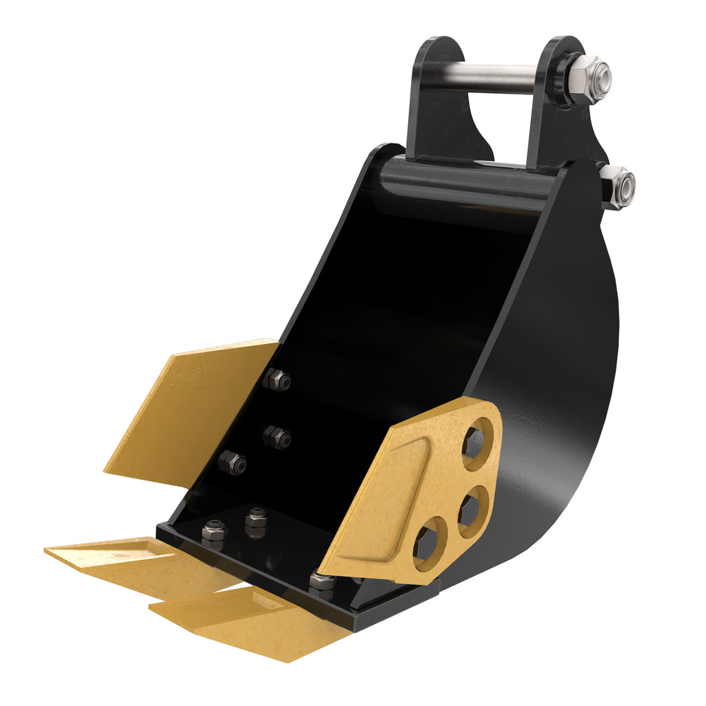 2025 New 200mm Narrow Trenching Tooth Bucket Attachment For Mini Excavators