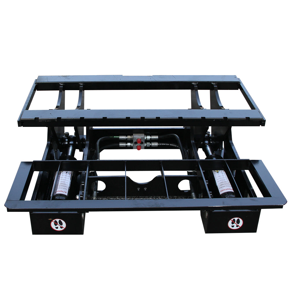 Forklift attachment tipper 43 inches for electric forklift unloading cargo