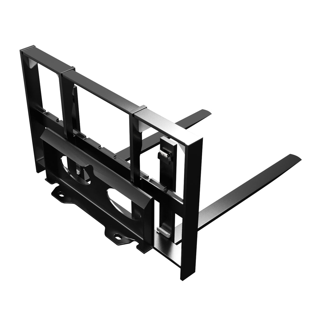 40 Pallet Fork Carriage with 37 Fork Blades for Mini Skid Steer Loader Fork At