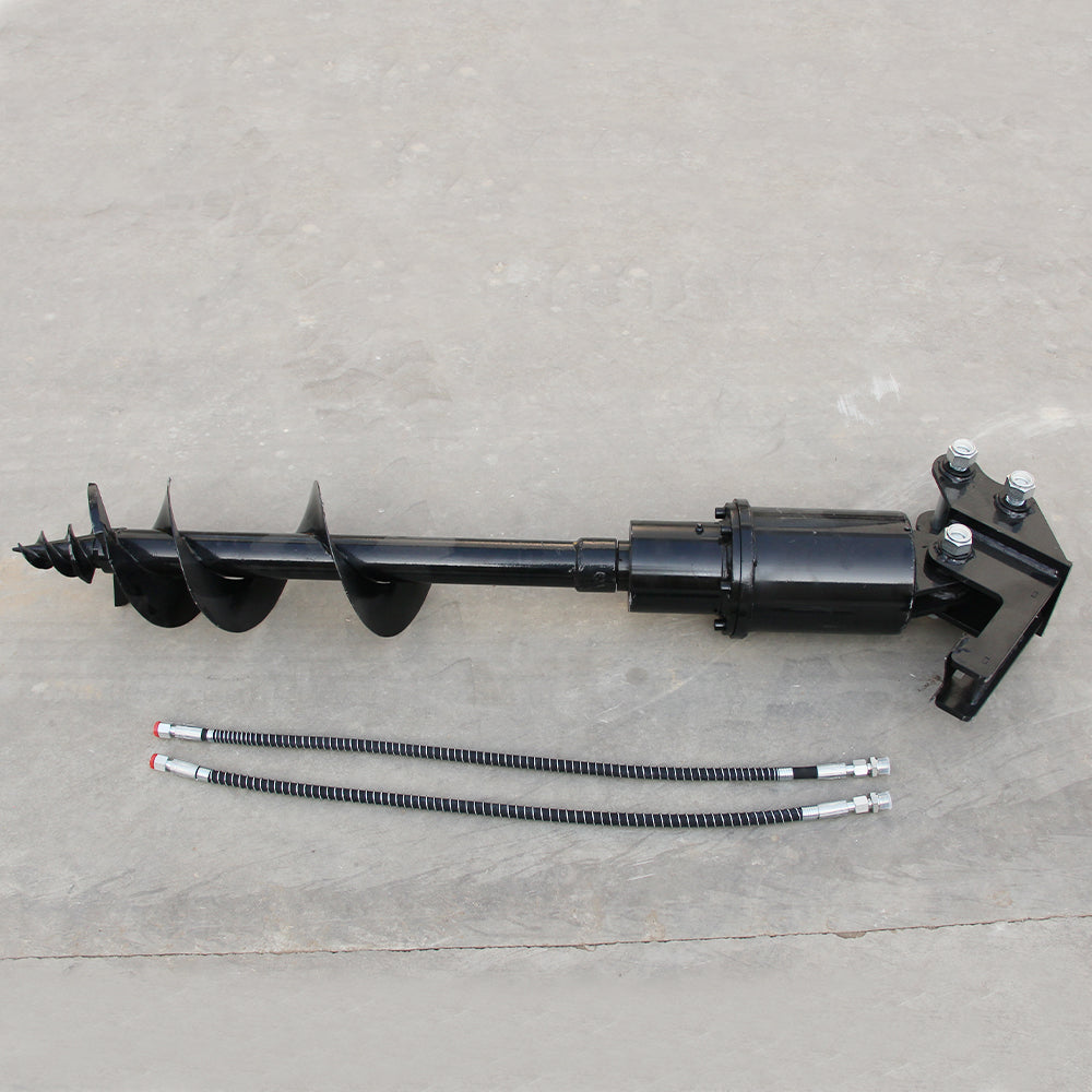 200mm diameter hydraulic auger for 0.8-1.5ton mini excavator attachment
