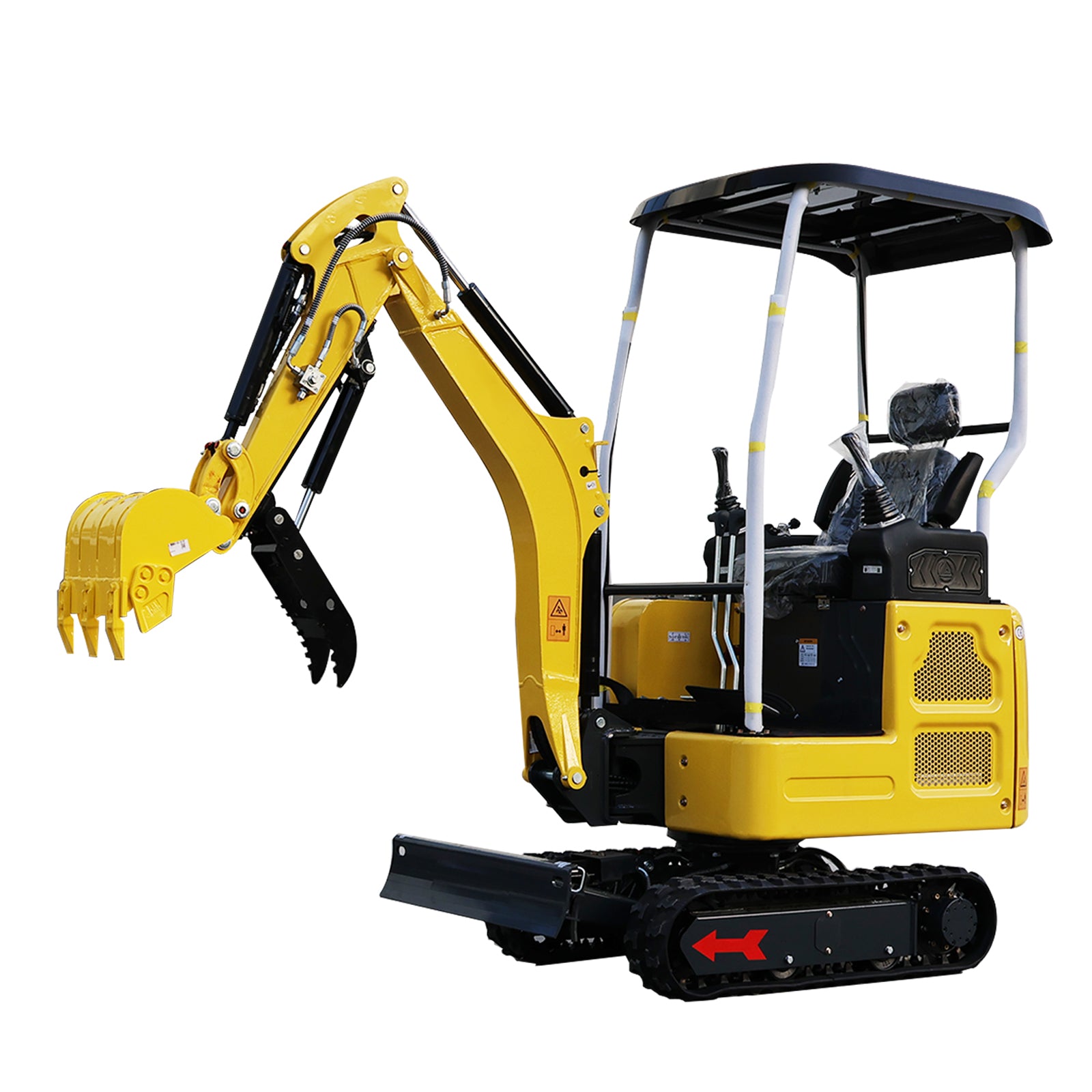 DigMaster 1.8 Ton Mini Excavator Kubota 3-Cylinder Diesel Engine Equipped with Pilot System System Track Extension Side Swing Arm EPA Certification