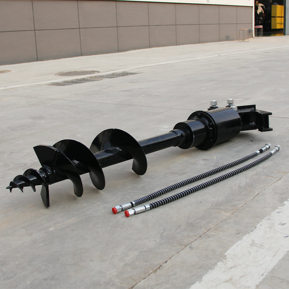 200mm diameter hydraulic auger for 0.8-1.5ton mini excavator attachment