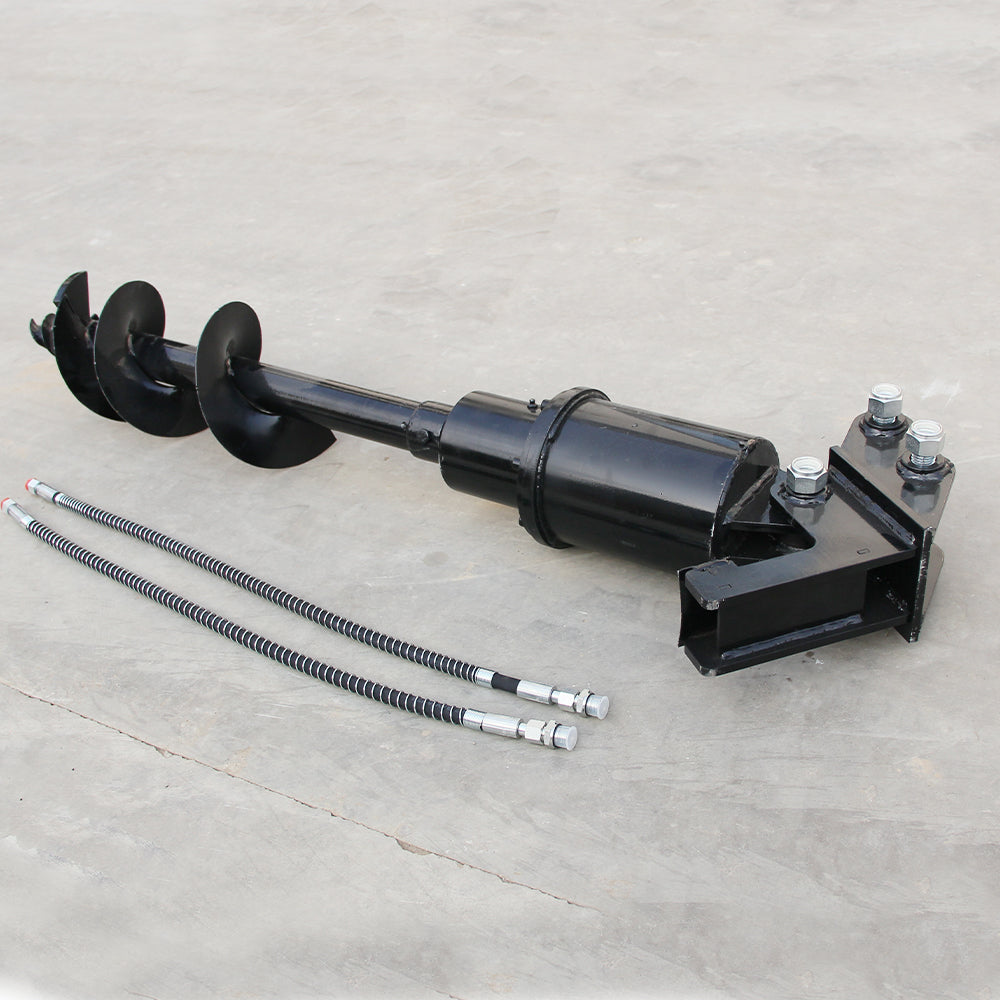 200mm diameter hydraulic auger for 0.8-1.5ton mini excavator attachment