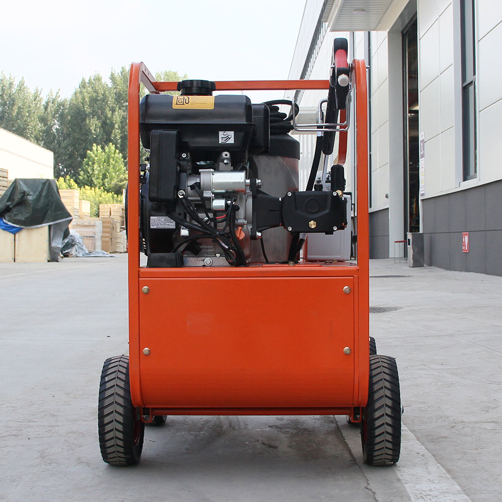 Hot Water Pressure Washer, Gas Powered Heated High Pressure Cleaner, 4060 PSI 4.0 GPM Portable Industrial Power Washer for Equipment, Farm, and Construction Use