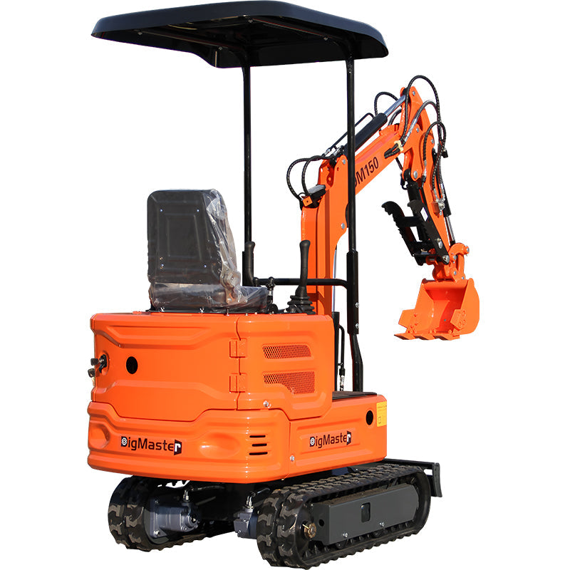 DM150 Mini Excavator - Compact 2000lb Gasoline Powered Digger with Briggs & Stratton Engine