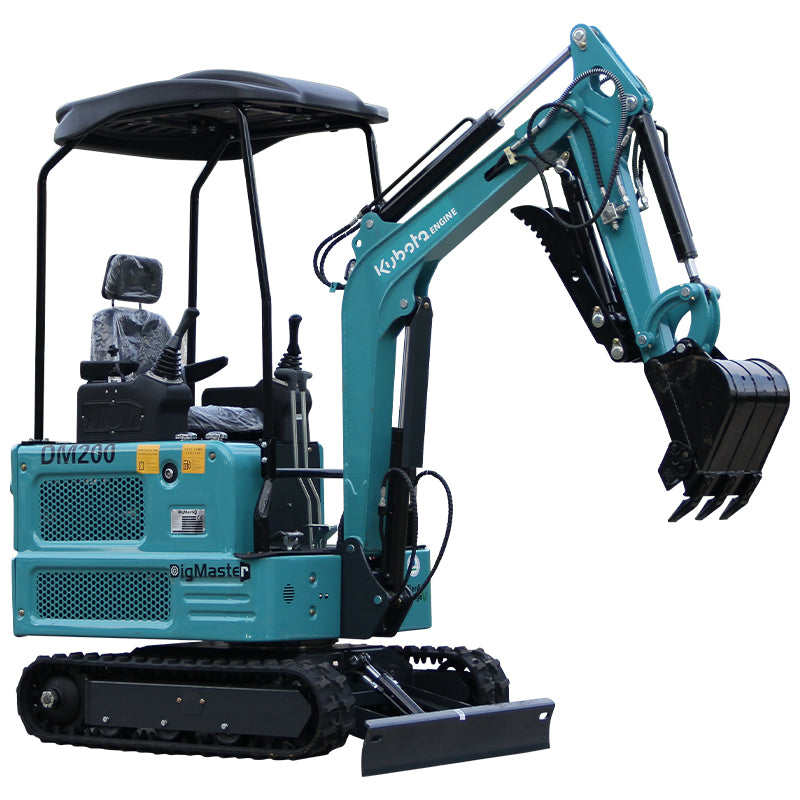 4000 lb Mini Excavator – KubotaDiesel Power, Full Hydraulic Control, Strong Traction Tracks, Perfect for Heavy-Duty Garden & Yard Work