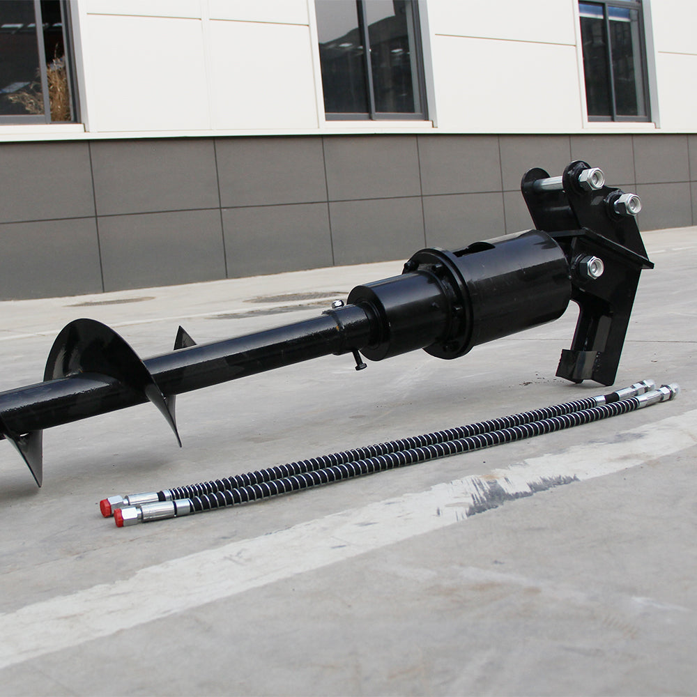 200mm diameter hydraulic auger for 0.8-1.5ton mini excavator attachment